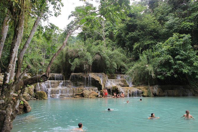 A Relaxing Day at the Kuang Si Falls - Paper-making and weaving near Luang Prabang