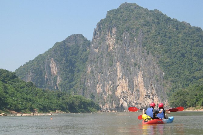 FULL DAY – Kuang Si Waterfall, Kayak on the Nam Ou / Mekong River, Pak Ou Caves - Why this tour makes sense from Luang Prabang