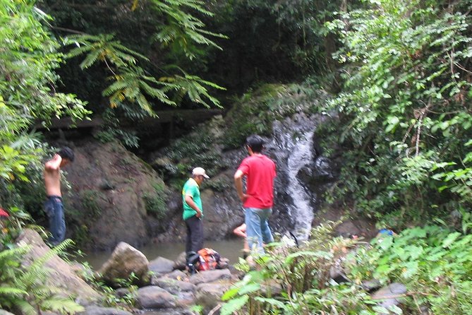 Full Day Trek to Kuang Si Waterfalls, Remote Village - Reaching the upper falls and the turquoise pools