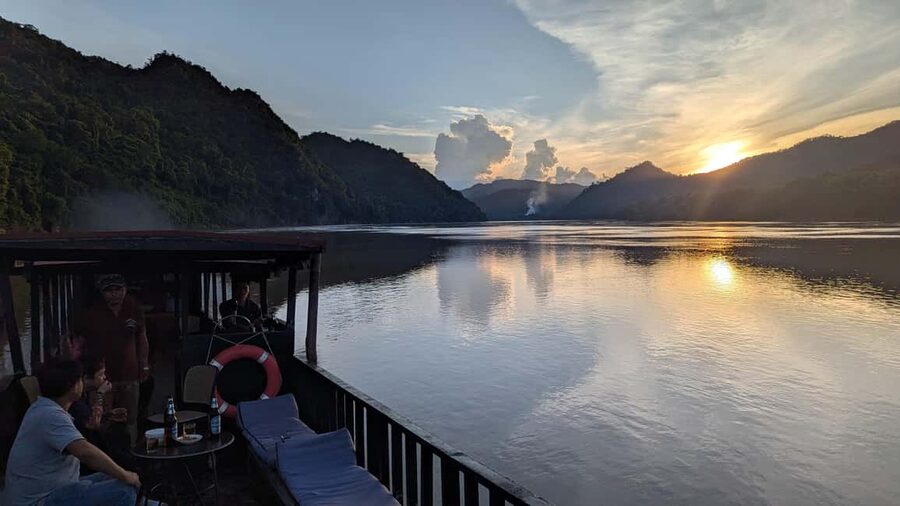 Luang Prabang: Afternoon Kuang Si Waterfalls & Sunset Cruise - Two hours among the pools at Kuang Si Falls