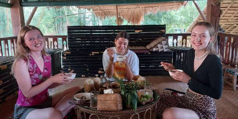 Luang Prabang: Bamboo Experience & Kuang Si Falls Tour - Kuang Si Falls in the afternoon