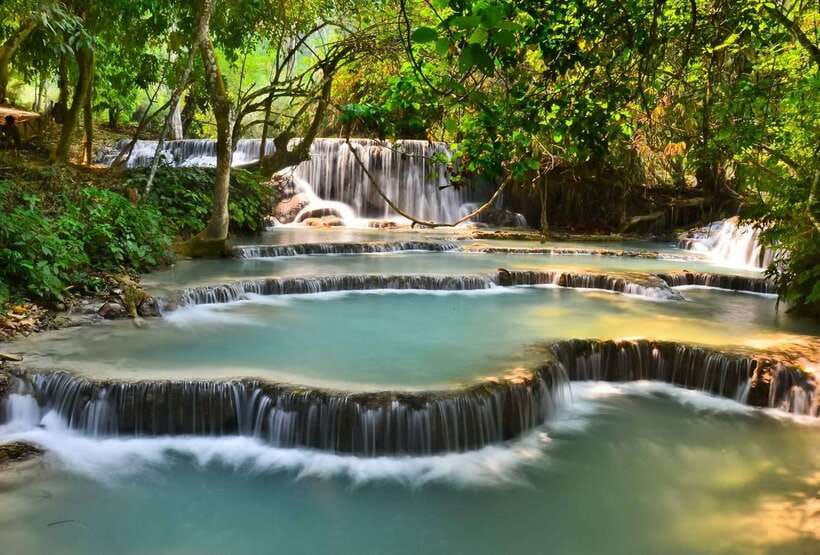 Luang Prabang: Bamboo Experience & Kuang Si Falls Tour - Transport, timing, and group size