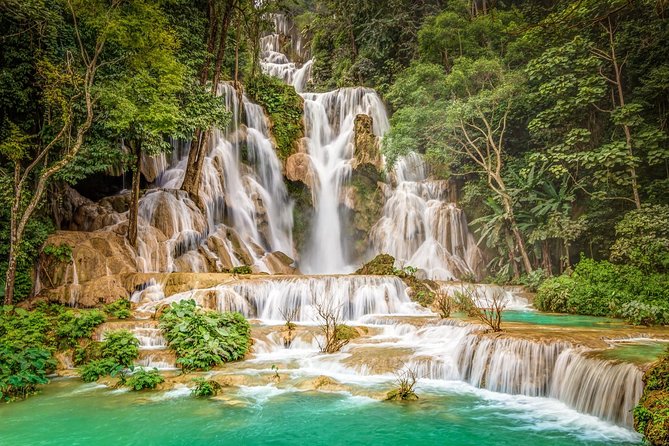 Luang Prabang City Tour & Kuang Si Waterfalls - Riverview Park and the meeting of two rivers