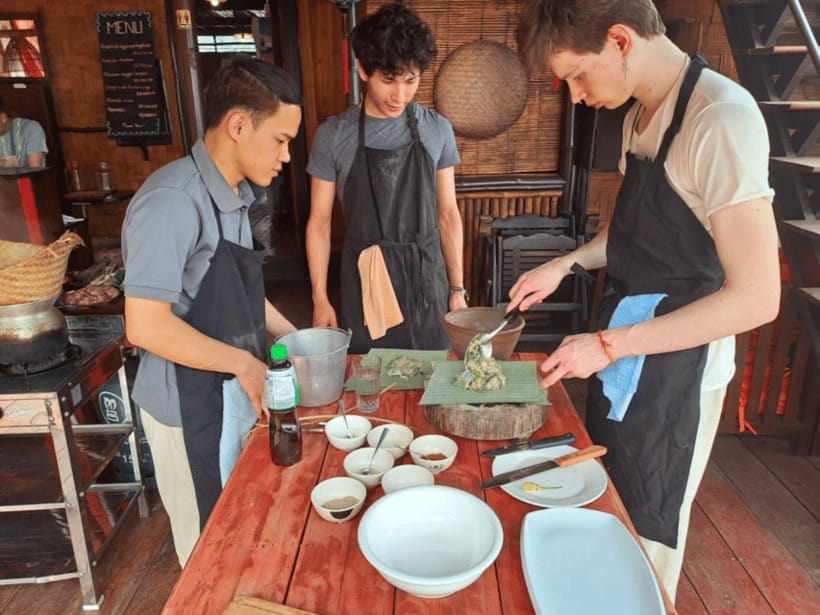 Luang Prabang: Mekong River Cooking Class with Hotel Pickup - Key points at a glance