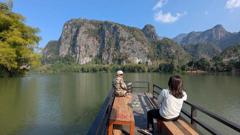Luang Prabang to Nong Khiaw: River Cruise, Hike & Waterfall - A safety and privacy point at the waterfall