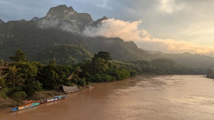 Luang Prabang to Nong Khiaw: River Cruise, Hike & Waterfall - The final one-hour cruise into Nong Khiaw