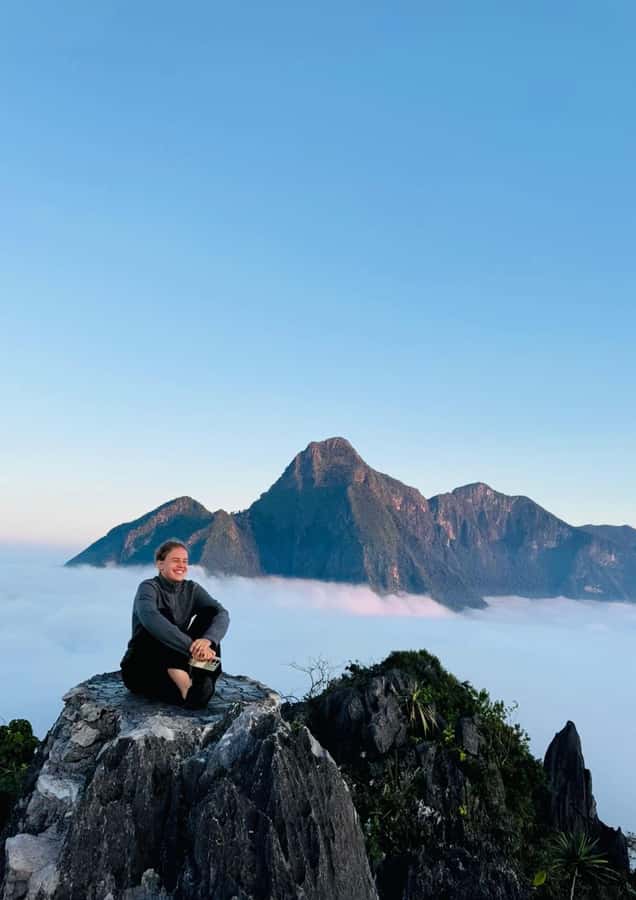 Overnight Camping At nong khiaw view point, 360 view - Through Bamboo and Jungle