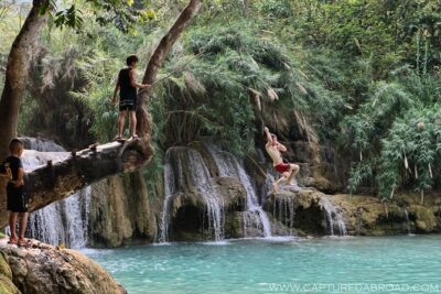 Pak Ou Caves and Kuang Si Fall Day Tour