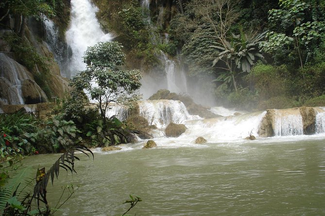 Private Tour Full-day Morning Market, Villages and Scenic Kuang Si Waterfall - Ban Phanom and Wat Siphouthabath extend the return