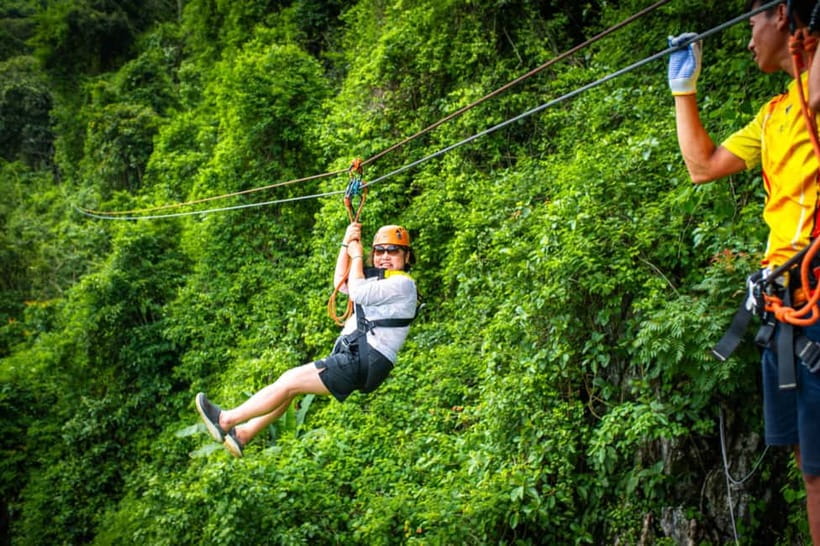 Vang Vieng: Day Tour with Kayaking, Ziplining, and Rafting - What this $55 day tour really offers