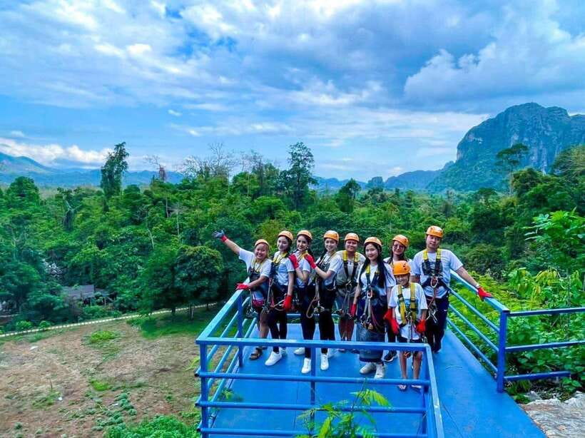 Vang Vieng: Half-Day Zip Lining with Cave Exploration Option - The optional Tham Nam None Cave visit