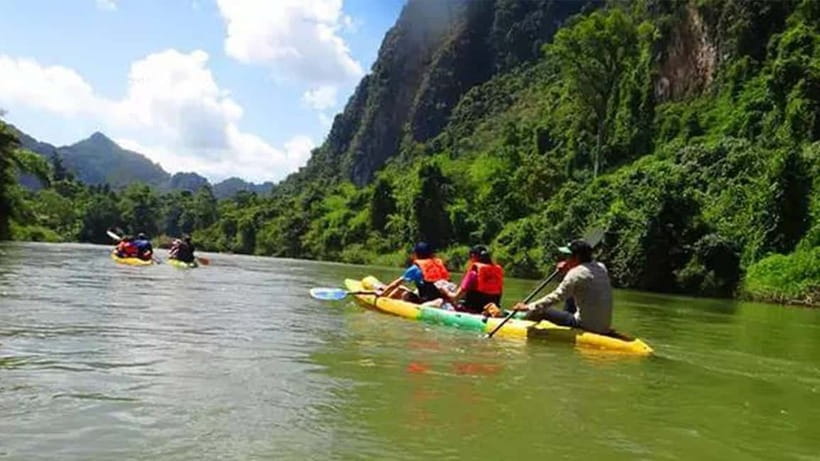 Vang Vieng: Hot Air Balloon,Kayak,Zipline,Blue lagoon1 Tour - Sunrise or sunset from a hot air balloon