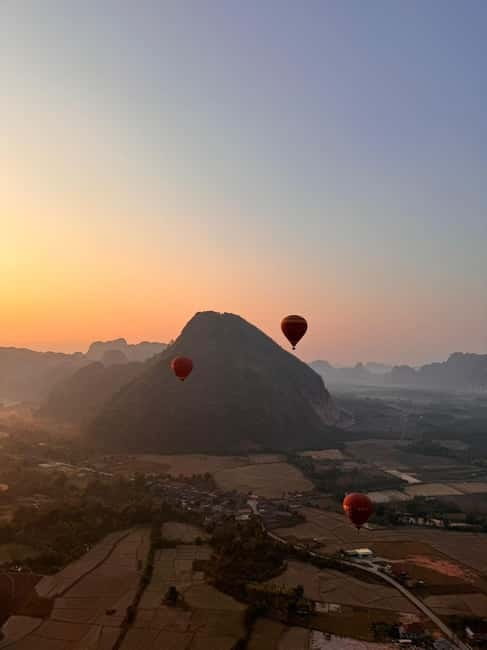Vang Vieng: Hot Air Balloon Ride with City Hotel Pickup - Key Points Before You Book