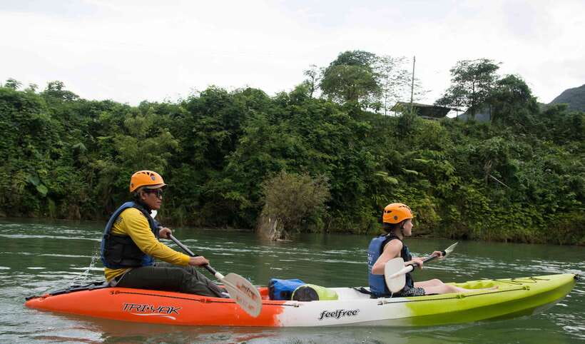 Vang Vieng: Kayaking & Cave Tubing with Zip Line/Blue Lagoon - Key points before you book