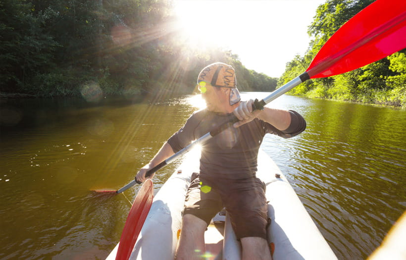 Vang Vieng: Kayaking&Water Cave&Tham Chang&Blue Lagoon 1 - Cooling off at Blue Lagoon 1