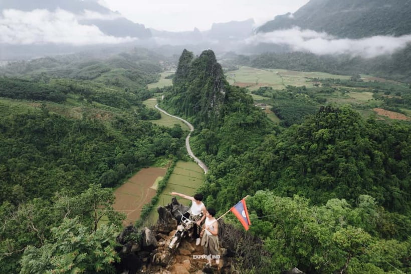 Vang Vieng: Namxay Viewpoint, Blue Lagoon 1 & Phoukham Cave - Namxay Viewpoint: A Short Hike With Serious Effort