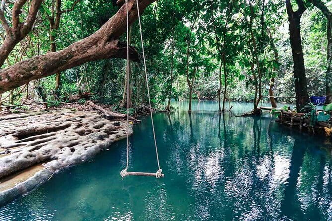 Vang Vieng Tour A Blue lagoon 3 with Caves and Zipline - Buggy transport makes the way to Blue Lagoon 3 part of the fun