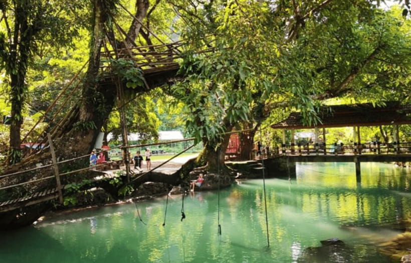 Vang Vieng:Zipline,Water Cave,Tham Chang,Kayak,Blue Lagoon 3 - A full day of Vang Vieng adventure
