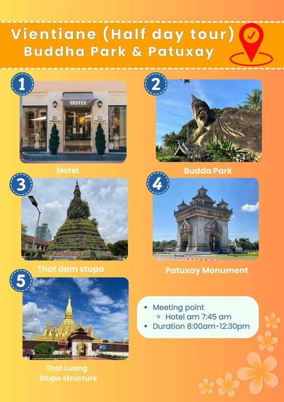 Vientiane: Half-Day City Tour with Patuxai and Buddha Park - Is $52 a fair price?