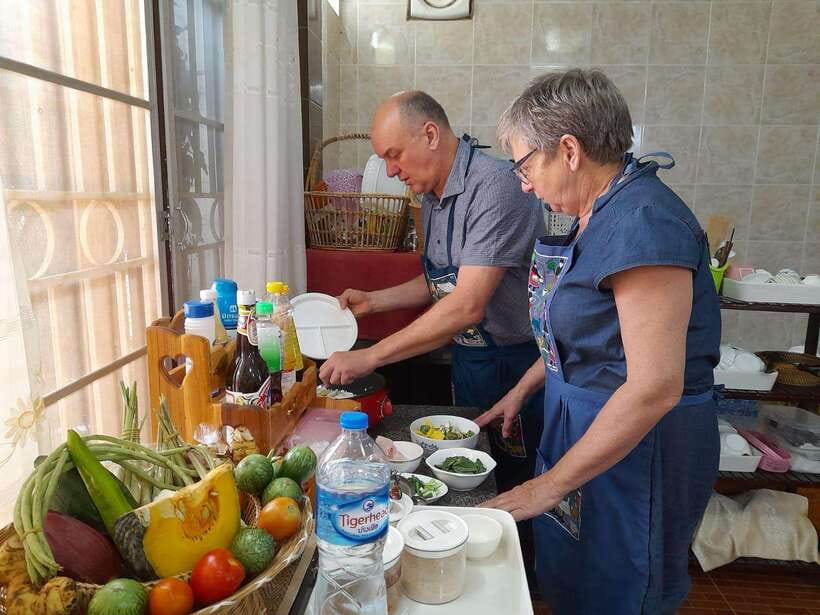 Vientiane Private Lao Cooking Class with Market Tour - Eating what you prepare